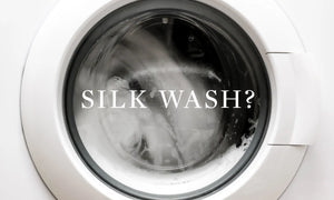 Can I machine wash silk?