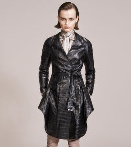 OPSUNDBAY - WOMENS BLACK DRESS COAT by Womenswear Designer Dianna Opsund Bay